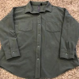 Mondetta fleece shirt snap front size XL